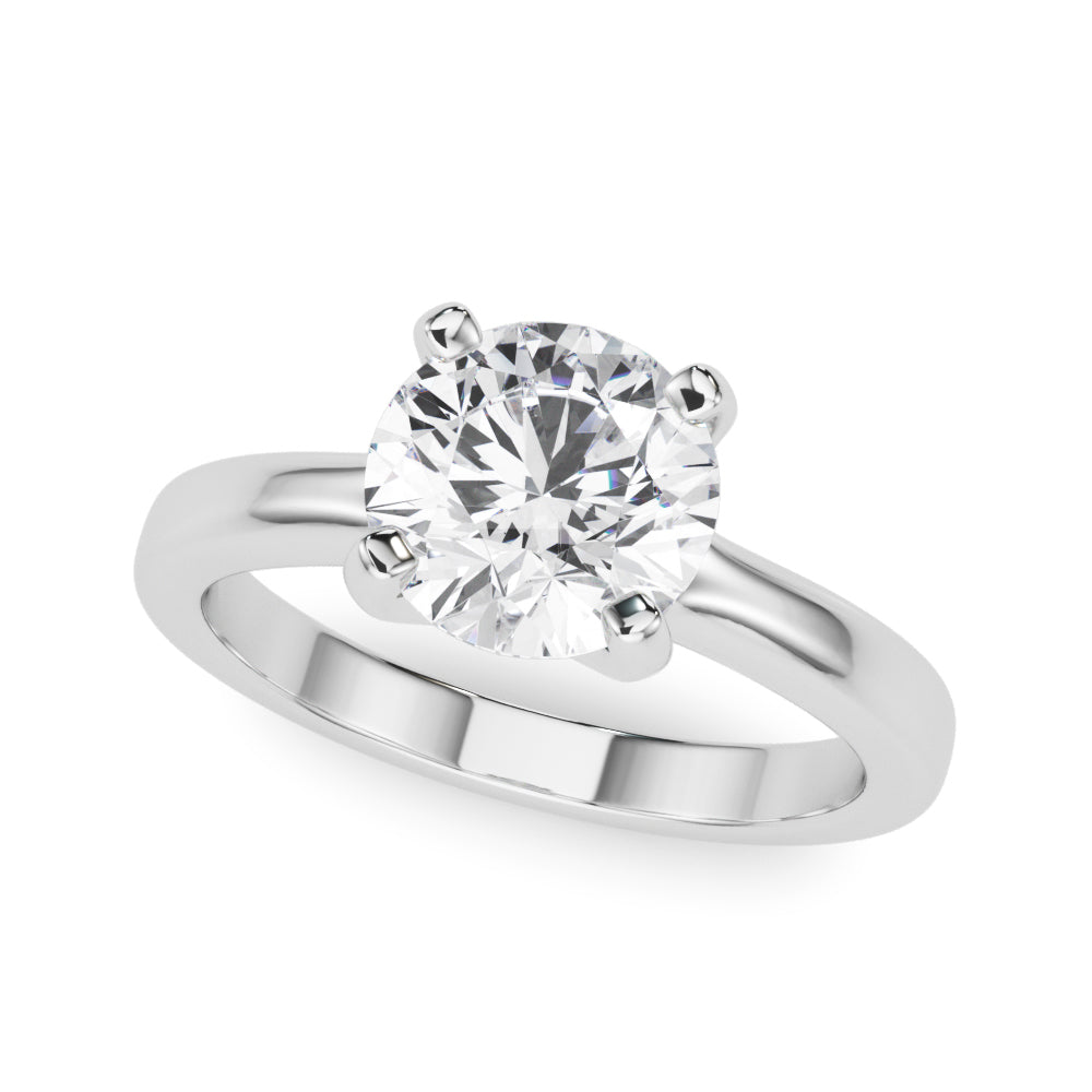 Round Solitaire Engagement Ring