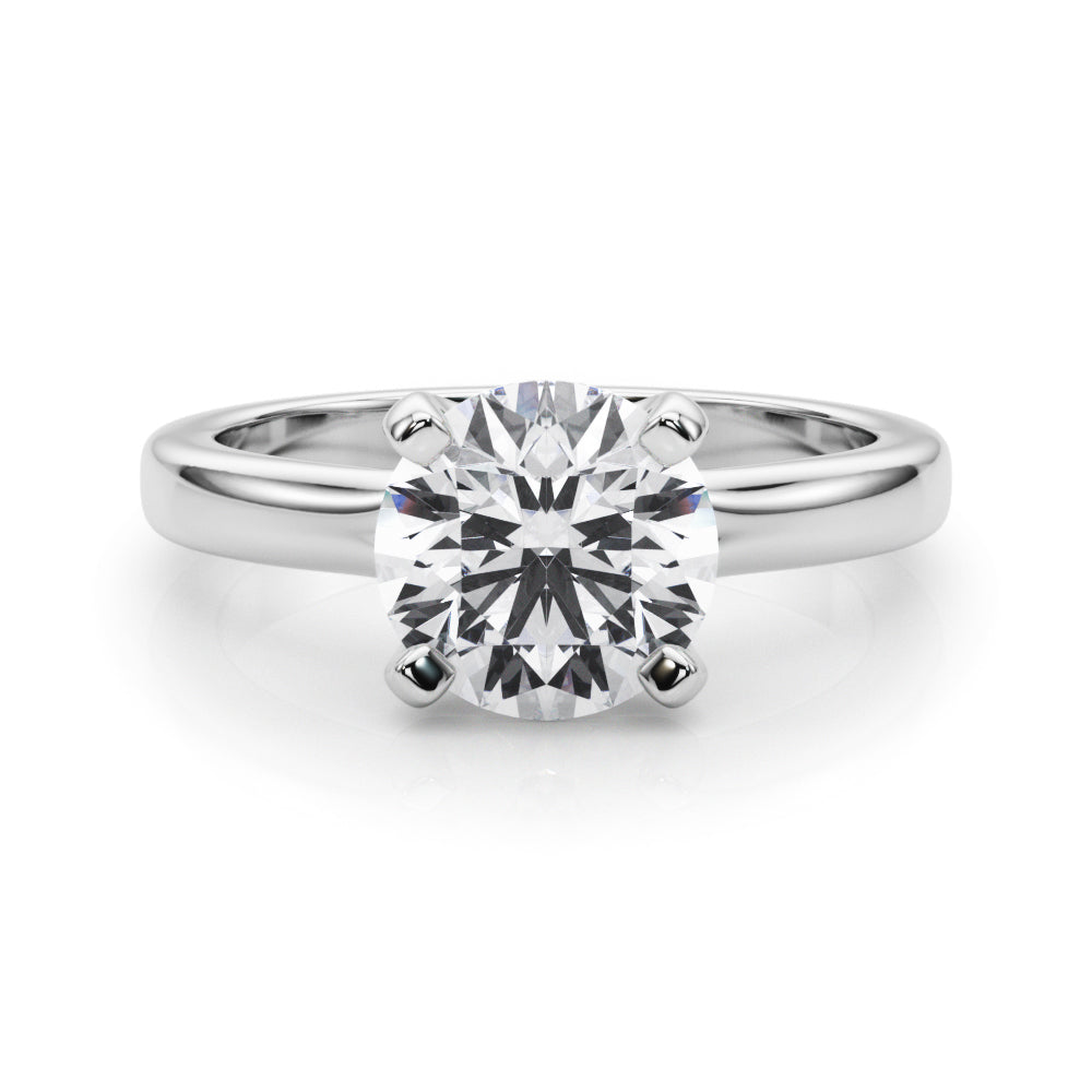 Round Solitaire Engagement Ring