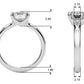 Round Solitaire Engagement Ring