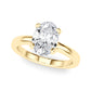 Solitaire Oval Engagement Ring