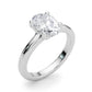 Solitaire Oval Engagement Ring