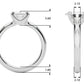 Solitaire Oval Engagement Ring