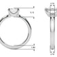 Solitaire Emerald Cut