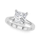 Solitaire Princess Cut Engagement Ring