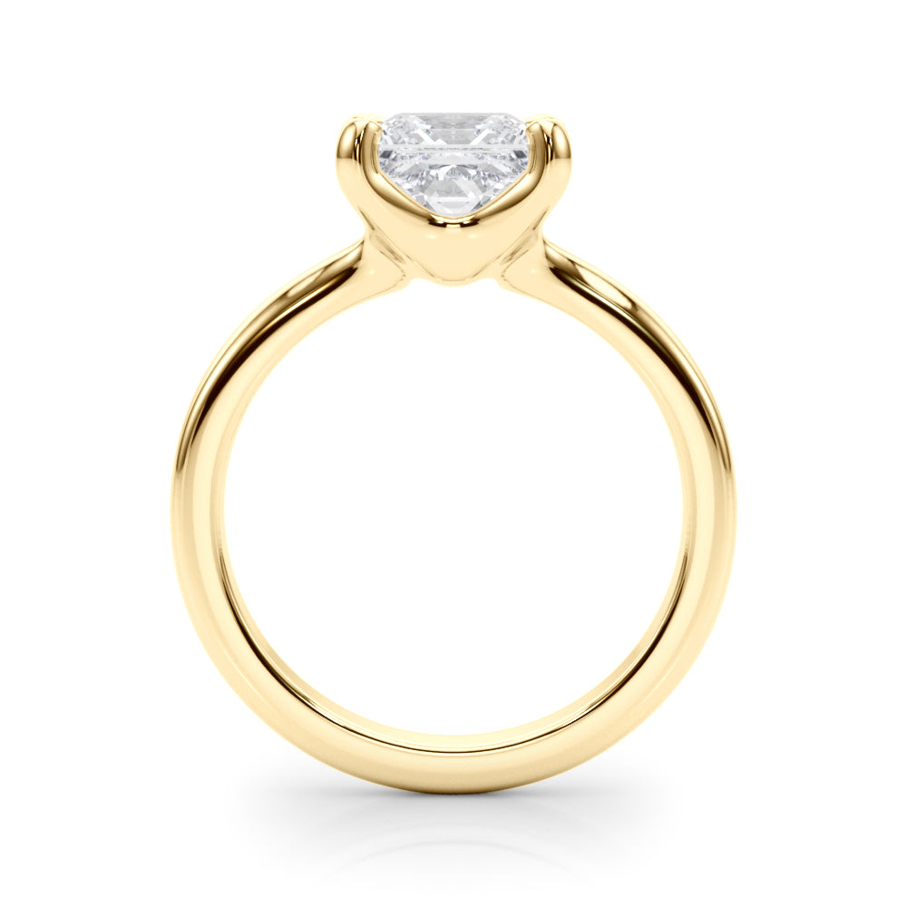 Solitaire Princess Cut Engagement Ring