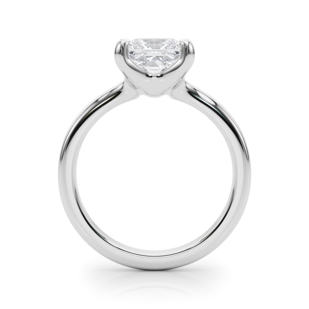 Solitaire Princess Cut Engagement Ring