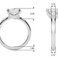 Solitaire Princess Cut Engagement Ring