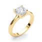 Solitaire Cushion Engagement Ring