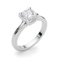 Solitaire Cushion Engagement Ring