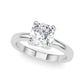Solitaire Cushion Engagement Ring