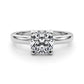 Solitaire Cushion Engagement Ring