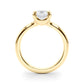 Solitaire Cushion Engagement Ring