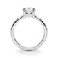 Solitaire Cushion Engagement Ring
