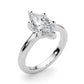 Solitaire Marquise Engagement Ring