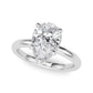 Double Hidden Halo Pear Engagement Ring