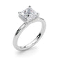 Double Hidden Halo Princess Cut Engagement Ring