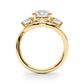 3-Stone Round Engagement Ring