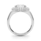 Double Halo Oval Engagement Ring