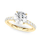 Hidden Halo Round Engagement Ring