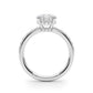 Hidden Halo Round Engagement Ring