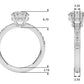 Hidden Halo Round Engagement Ring