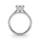 Hidden Halo Marquise Engagement Ring
