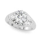 Accented Scattered Round Engagement Ring