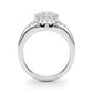 Accented Scattered Round Engagement Ring