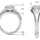 Accented Scattered Round Engagement Ring