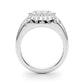 Accented Scattered Oval Engagement Ring