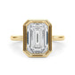 Solitaire Bezel Set Engagement Ring