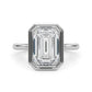 Solitaire Bezel Set Engagement Ring