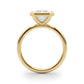 Solitaire Bezel Set Engagement Ring
