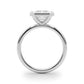 Solitaire Bezel Set Engagement Ring