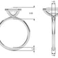 Solitaire Bezel Set Engagement Ring