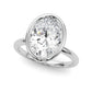 Solitaire Bezel Set Engagement Ring