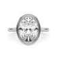 Solitaire Bezel Set Engagement Ring