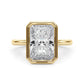 Solitaire Bezel Set Engagement Ring