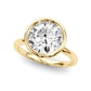 Solitaire Bezel Set Engagement Ring