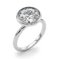 Solitaire Bezel Set Engagement Ring
