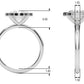 Solitaire Bezel Set Engagement Ring