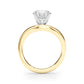 Chevron Curved Gold Band