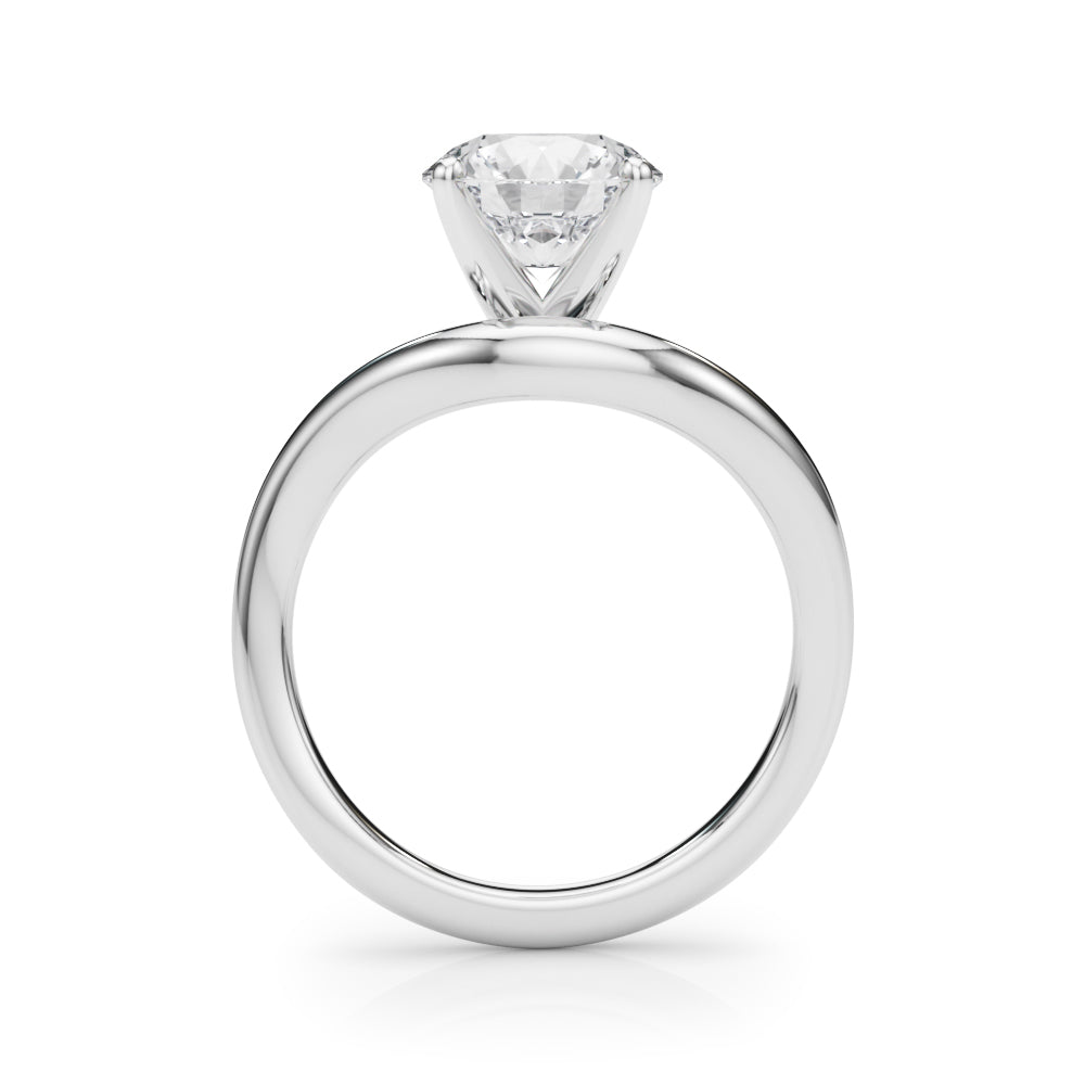 Chevron Curved Gold Band