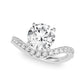 Curved Diamond Engagment Ring