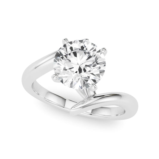 Bypass Gold Engagement Ring