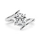 Bypass Gold Engagement Ring