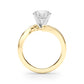 Bypass Gold Engagement Ring