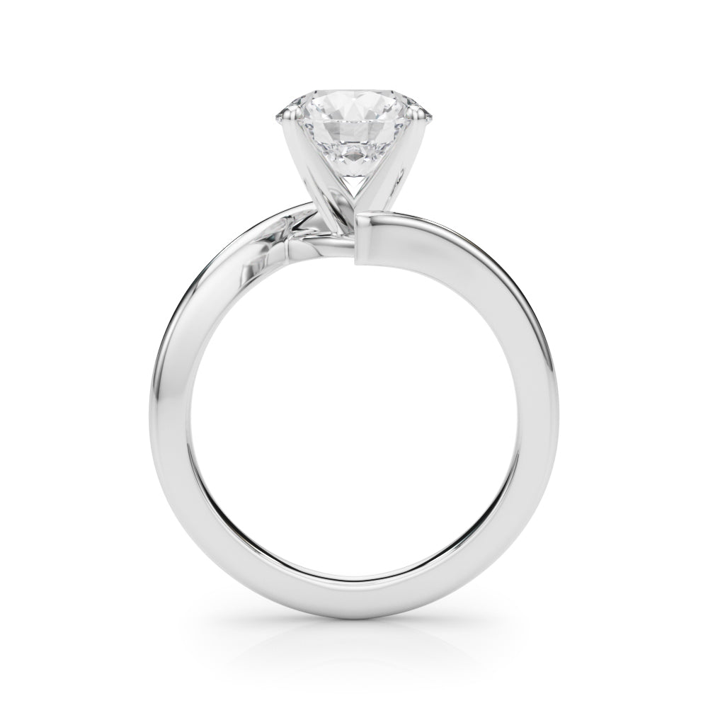 Bypass Gold Engagement Ring