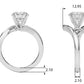 Bypass Gold Engagement Ring