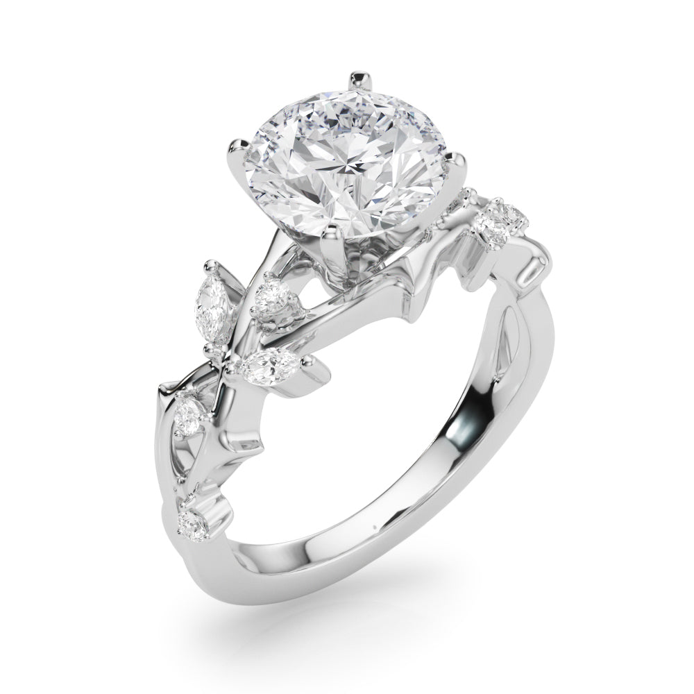 Split Shank With Marquise